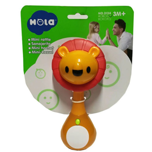 دندانگیر و جغجغه تعادلی وموزیکال حیوانات هولی تویزHola Toys مدل 3134_اسباب بازی